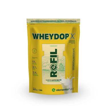Imagem de WheyDop X - 900g Refil Leite em Pó - ElementoPuro-Masculino