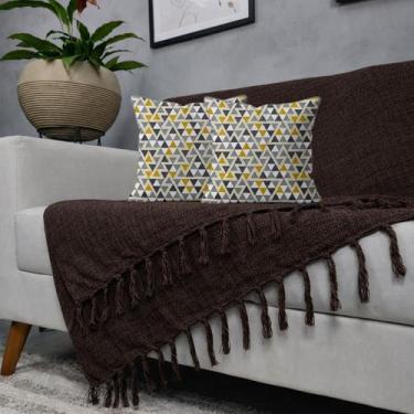 Imagem de Kit 1 Manta Para Sofá 2,40 X 1,80 + 2 Capas de Almofada Cor:09 - Dicaz