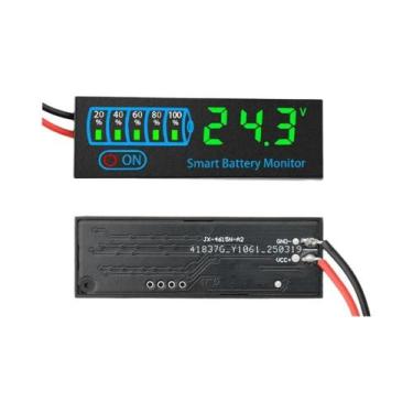 Imagem de Painel Indicador De Carga De Bateria LED Universal DC 7-55V Para Bater