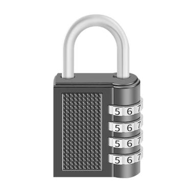 Imagem de Cadeado combinado de 4 dígitos para academia, armazém e atividades ao ar livre