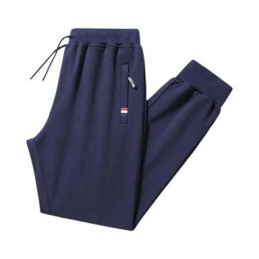 Imagem de Calças De Treino Masculinas 6XL 8XL, Ajuste Solto, Calças De Moletom D