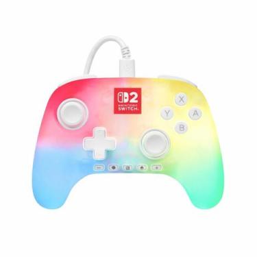 Imagem de Controle PowerA Switch 2 Lumectra Com Fio USB 3m Licenciado Nintendo O