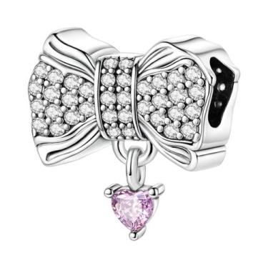 Imagem de Pingente De Laço Em Prata Esterlina 925 Para Mulheres, Ideal Para DIY 