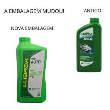Imagem de Óleo Lubrificante Mineral Lubrax Essencial 20W50 API SL 1 L - PETROBRA