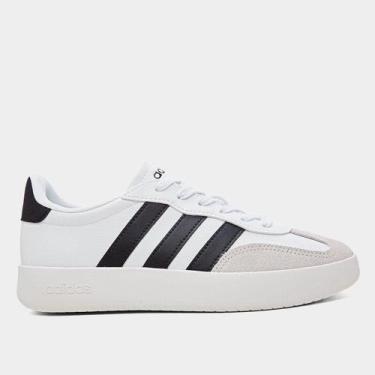Imagem de Tênis Adidas Barreda Feminino, Branco, Marrom, 37