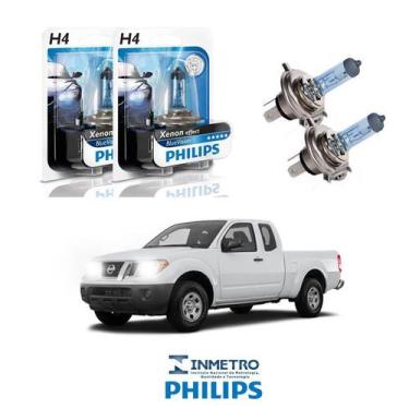 Imagem de Lâmpadas Farol Nissan King Cab Philips H4 BlueVision