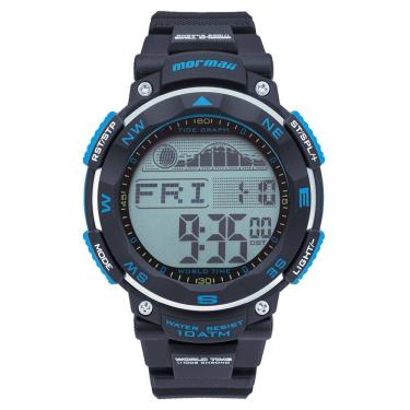 Imagem de Relógio MORMAII masculino digital tábua de maré MOMD14339A/8A