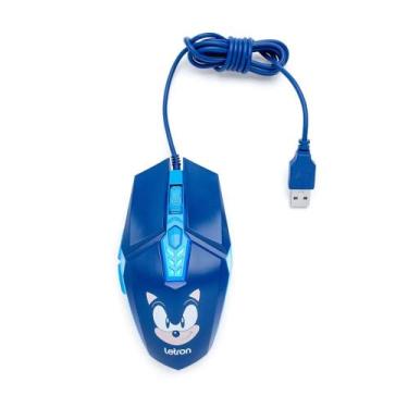 Imagem de Mouse Gamer RGB 6 Botões 3600 Dpi Sonic Letron Leo&Leo Leonora - 10313