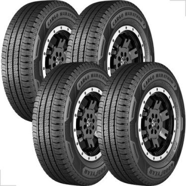Imagem de Kit 4 Pneu Goodyear Aro 15 Cargo Marathon 2 205/70R15C