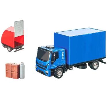 Imagem de Caminhão Baú Iveco Tector Sortido 451 - Usual Brinquedos, Sortido