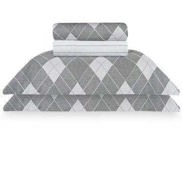 Imagem de Jogo de Cama king 300 Fios Glen - Naturalle Fashion, Estampado