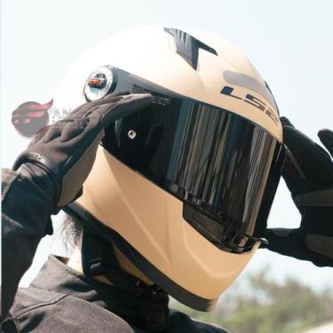 Imagem de Capacete LS2 FF358 Monocolor Matte Sand, 62, Bege