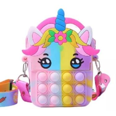 Imagem de Bolsa Infantil  Pop Bolha Silicone Divertida Vários Modelos - Magazine