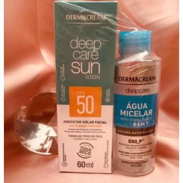 Imagem de Protetor solar kit fps 50 + agua micelar - DERMACREAM