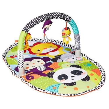 Imagem de Tapete de Atividades Infantino Explore e Store Fazendinha, Amarelo, Ún