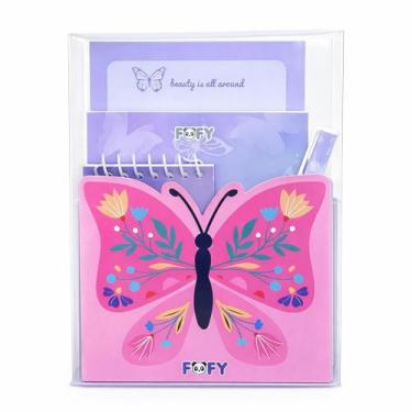 Imagem de Kit de Anotação Butterfly Spring 4 Itens - Fofy