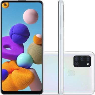 Imagem de Smartphone Samsung A21s 64Gb 4Ram A217M Branco Dual Sim