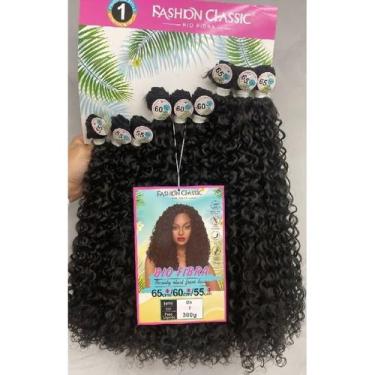 Imagem de CABELO IZA CACHEADO DE BIO FIBRA FASHION CLASSIC  300g, 2 (Castanho)