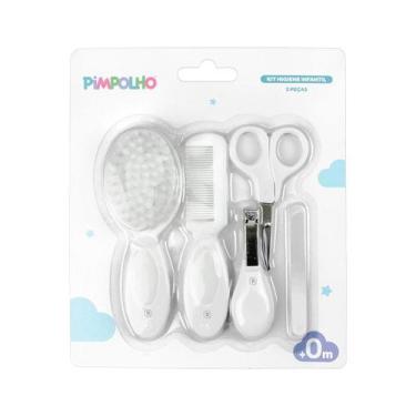 Imagem de Kit de higiene pimpolho branco para bebês e crianças