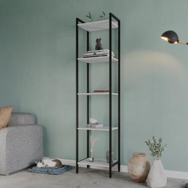 Imagem de Estante de Livros Industrial Aço 45CMX187CM Multiuso 5 Prateleiras Act
