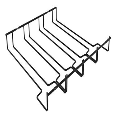 Imagem de Suporte Fixo Para Taças DiCarlo Elegance Aço Carbono Cozinha - UNIVERS