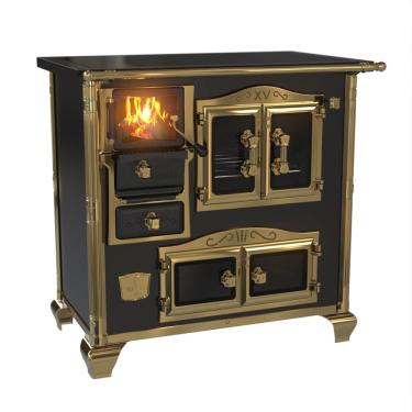 Imagem de Fogao a Lenha Venax n 1 Princess Premium Preto Gold SD