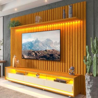 Imagem de Rack com Painel para TV até 90 Polegadas 100% MDF com LED 228,8CMX217C