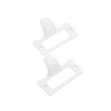 Imagem de 5 pcs/kit rótulo de ferro etiqueta tag Puxe quadro de arquivo de arquivo de arquivo titular botão w/parafusos gaveta de armário de móveis 48 * 38mm decoração preto/branco YYDFPIIA