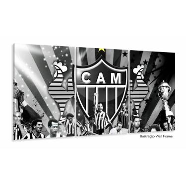 Imagem de Quadro Decorativo Futebol Atlético Mineiro Tela Em Tecido 12