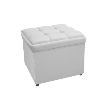 Imagem de Calçadeira Copenhague 100cm Solteiro Corano Branco Adj Decor