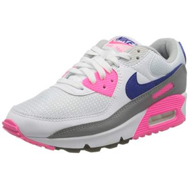 Imagem de Nike Sapato de ginástica feminino, Branco vasto cinza Concord Pink Blast, 15