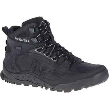 Imagem de T nis masculino imperme vel Merrell Anexo Trak V M dio, Black/Black, 7.5