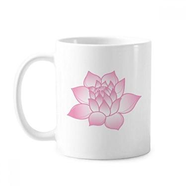 Imagem de Flor planta de lótus flor rosa caneca cerâmica xícara de porcelana café louça