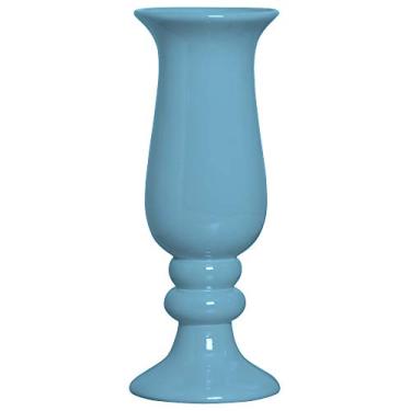 Imagem de Vaso Imperial Pé De Ceramica Ceramicas Pegorin Turqueza