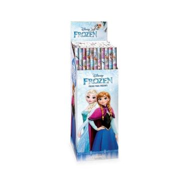 Imagem de 3 Folhas Poli Transp. Frozen Disney Papel Presente 