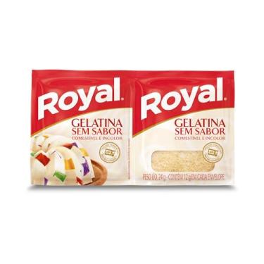 Imagem de Gelatina em pó Royal sem sabor incolor 24g