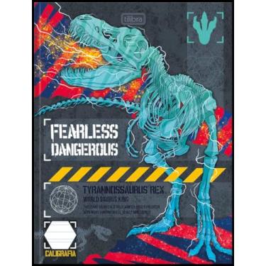 Imagem de Kit de Caderno para Caligrafia, Capa Dura, Brochura Vertical, Raptor, 40 Folhas, Tilibra, Pacote com 5 Unidades