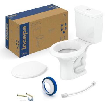 Imagem de Kit de Bacia com Caixa Acoplada 3/6l Zip Branco