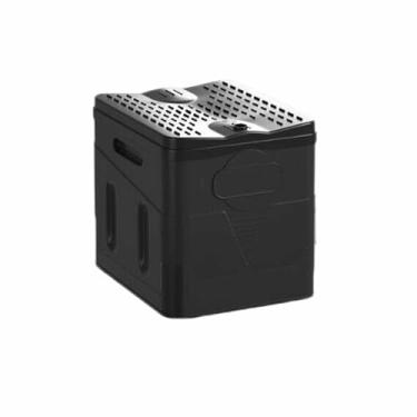 Imagem de Sanita de acampamento sanitários portáteis para adultos sanita portátil sacos ao ar livre balde para casa interior para carro idosos cabeceira veículo de viagem montado portátil com tampa dobrável