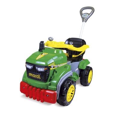 Imagem de Carrinho De Passeio E Pedal Trator Agro Verde - Maral 3190