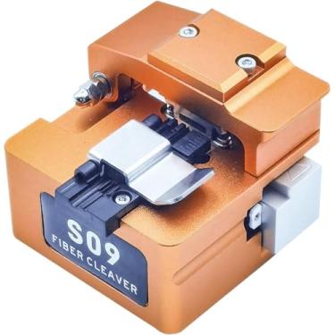 Imagem de Faca de fibra óptica AI-9 AI-8C S09 de alta precisão, cortador de fibra óptica de alta precisão, 48000 cortes, cortador de fibra óptica FTTH com coletor de sucata
