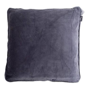 Imagem de Almofada Mallorca Velvet Grey 50x50cm com enchimento e fecho
