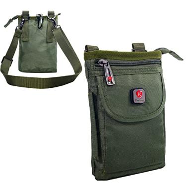 Imagem de Ranboo Coldre de celular para iPhone 14 13 12 11 Pro Max XR Samsung Galaxy S22 Ultra Note 20 Ultra Bolsa transversal para celular, bolsa de nylon, bolsa de cintura com clipe de cinto, alça de ombro, suporte para caneta