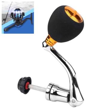 Imagem de Vbestlife Reel Replacement Metal Power Handle Grip Part - Metal Rocker Arm Grip Fishing Spinning Reel Handle Grip