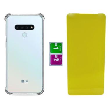 Imagem de Capa Capinha Anti Impacto Queda Para LG K71 + Pelicula Gel - Mustangsh