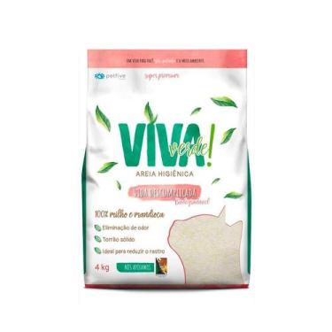 Imagem de Areia Higiênica para Gatos Viva Verde Vida Descomplicada - 4kg - Petfi