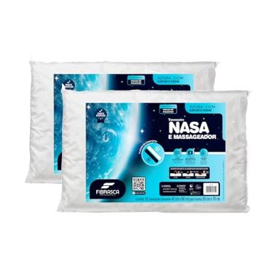 Imagem de Kit 2 peças Travesseiro Nasa Up 3, para fronhas 50x70 cm, Fibrasca
