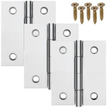 Imagem de Dobradiça Para Porta Jenala Armário 2 Zincada 06 Un - Silvana