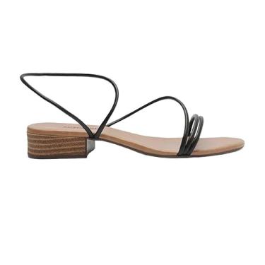 Imagem de Sandália Anacapri Salto Bloco Tiras Finas