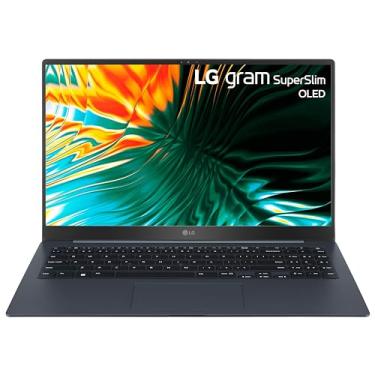 Imagem de LG Notebook gram Superslim de 15,6 polegadas, fino e leve, Intel Evo Edition - Intel Core Ultra 7, 16 GB de RAM, SSD de 1 TB com tela OLED, preto